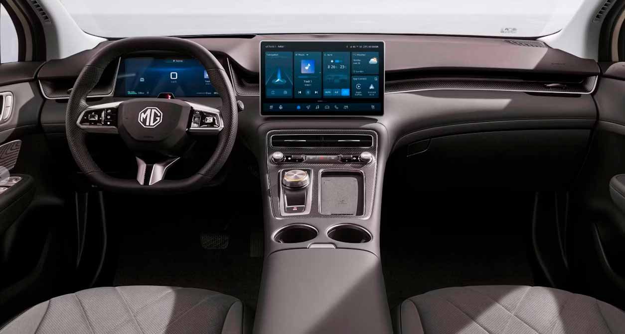 Interior Tecnológico MGS6 EV